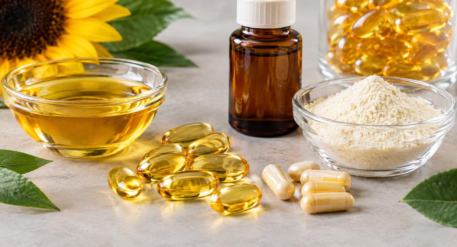vitamina E na formulação